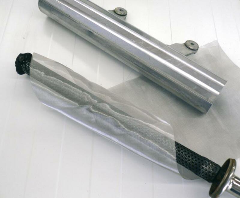 Laine de roche Acousta-fil Toile inox tressée 500x220mm