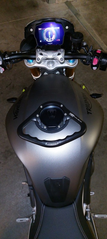 Poignées de maintien A-Sider réservoir Black Edition