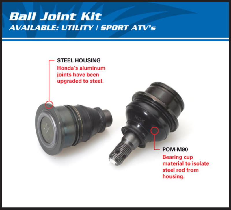 Kit rotule de direction All Balls reconditionnement triangle supérieur
