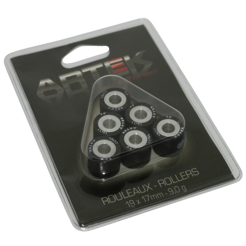 Galets de variateur Artek ROULEAU MAXISCOOTER K1 19x17 9,0g x6