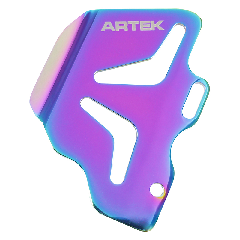 Protection maitre cylindre Artek PLATINE ENTRAXE ALU CNC NEO - CHROME