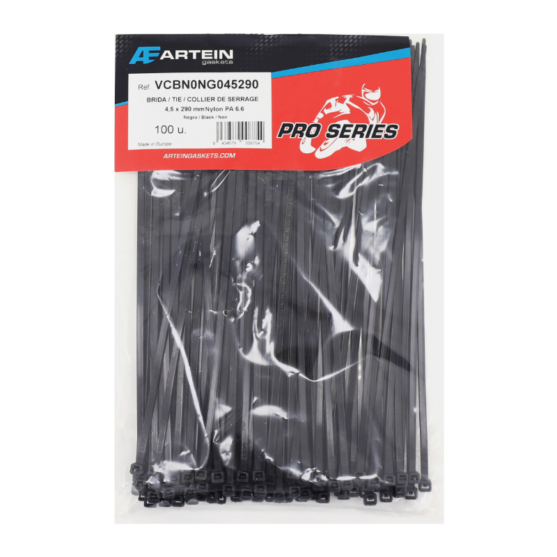Colliers de serrage Artein NYLON TYPE RILSAN 4,5x290 mm
