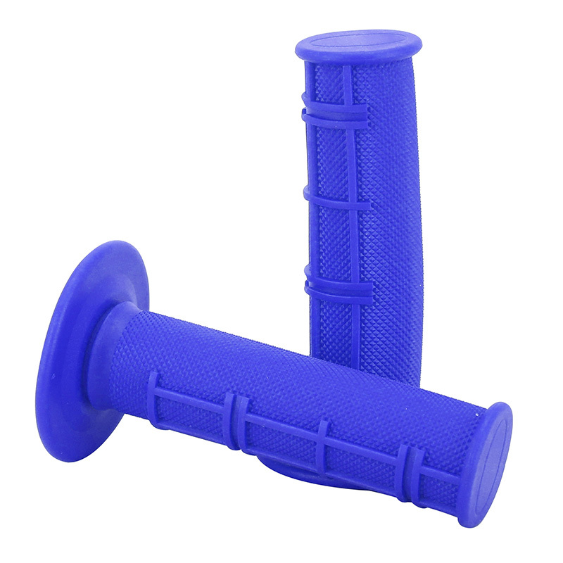 Poignées de guidon Avoc MOTO OFF ROAD MX2 BLEU CLOSED END 115mm CROSS - MX PAIRE