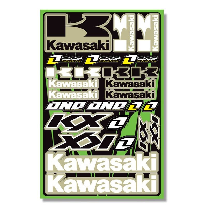 Stickers Monster KAWASAKI Kit plastique