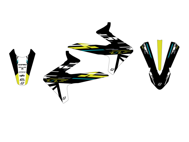 Stickers grille de radiateur Blackbird Dream Graphic 5 - version Chrome EFX