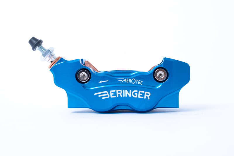 Image of Etriers de frein Beringer axial gauche Aerotec® MX 4 pistons bleu