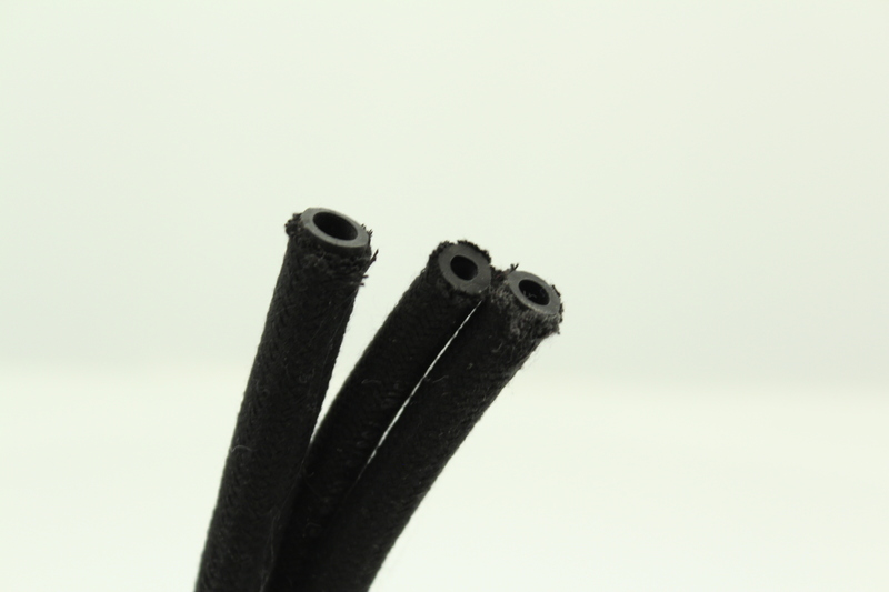 Durite d'essence Bihr tressée 5x10mm noir 10m
