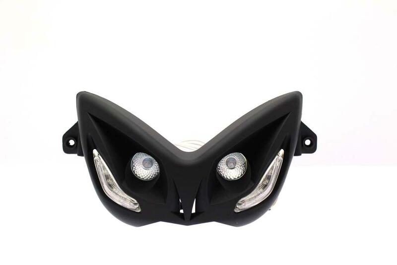 Phare avant Bihr NITRO LED R8 NOIR MAT