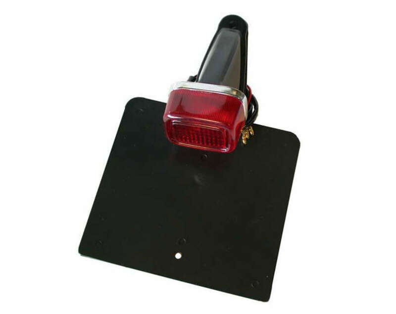 Feux arrière Bihr avec support de plaque noir