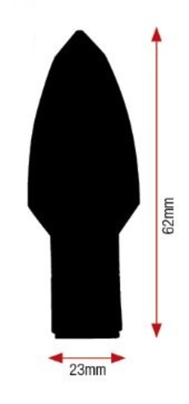 Clignotant Bihr Spear LED noir