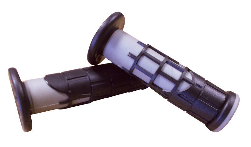 Poignées de guidon Bihr Bicolore gauffré