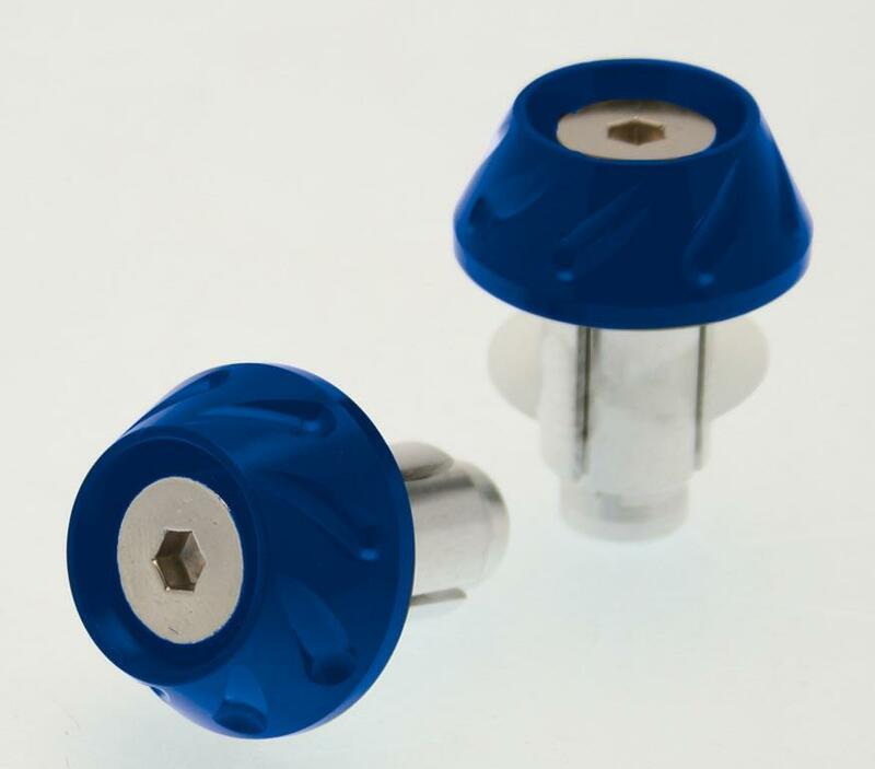 Embouts de guidon Bihr Next Ø14-17mm bleu
