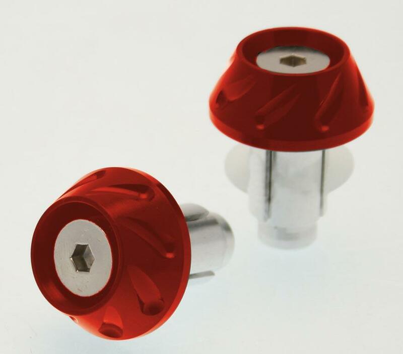 Embouts de guidon Bihr Next Ø14-17mm rouge