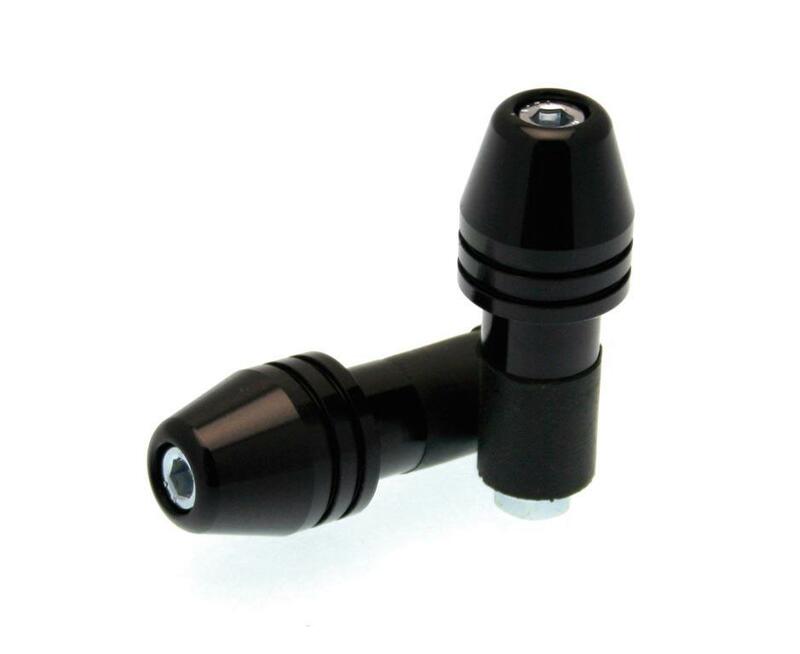 Embouts de guidon Bihr Rocket Ø18mm noir
