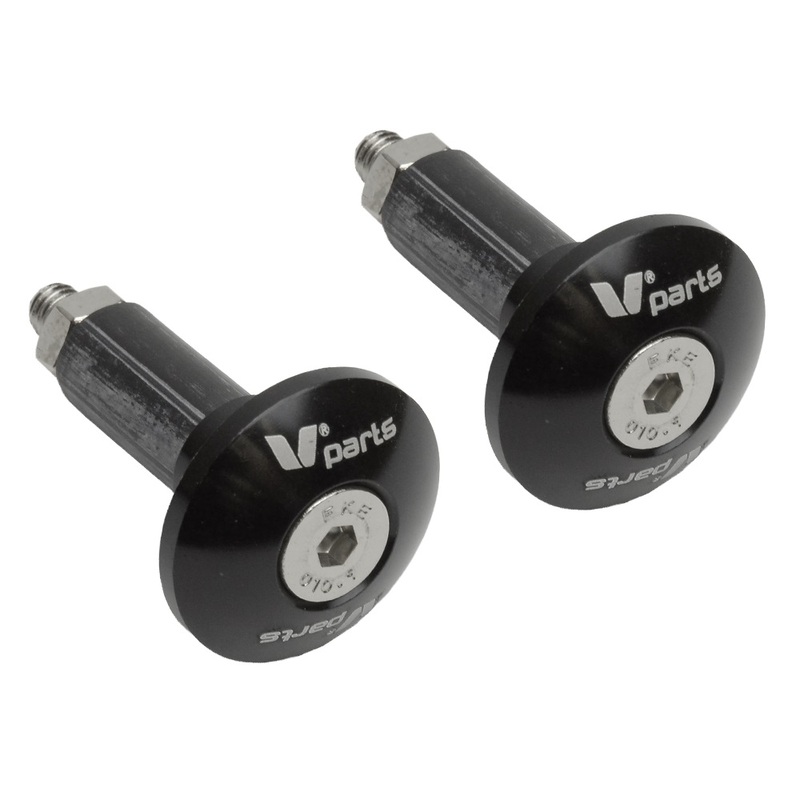 Embouts de guidon Bihr Ø12-18mm noir