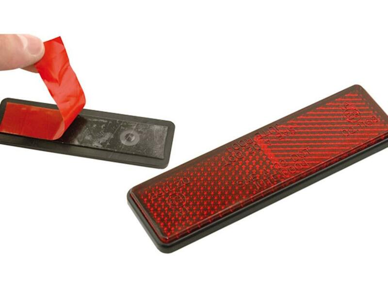 Feux Bihr Catadioptre rectangulaire 91x25mm rouge