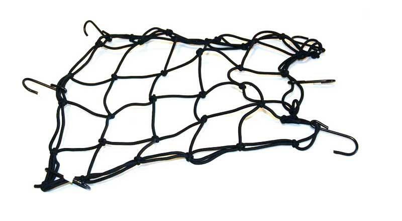 Sangle élastique Bihr Filet pour casque/bagage 38x38cm