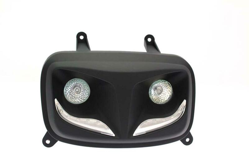Phare avant Bihr BOOSTER LED R8 NOIR MAT