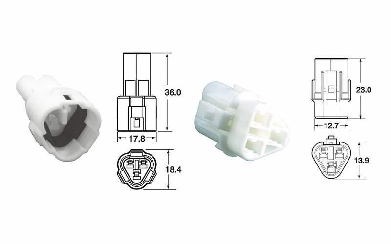 Connectique Bihr Jeu de 3 voies série 090 SMTO type origine Ø0,85mm²/1,25mm² - 5 jeux complets