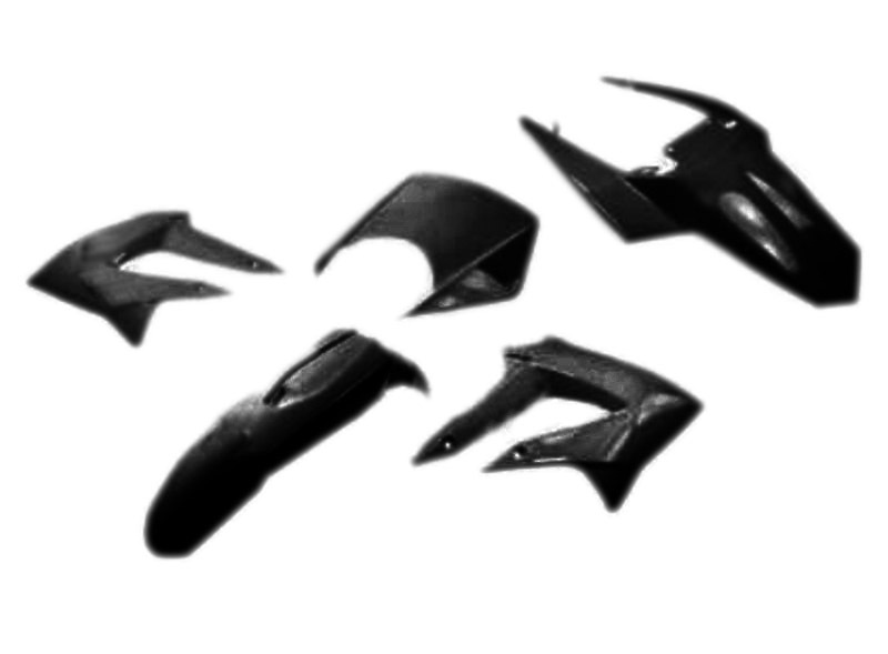 Kit plastiques Bihr carénages 6 pièces noir