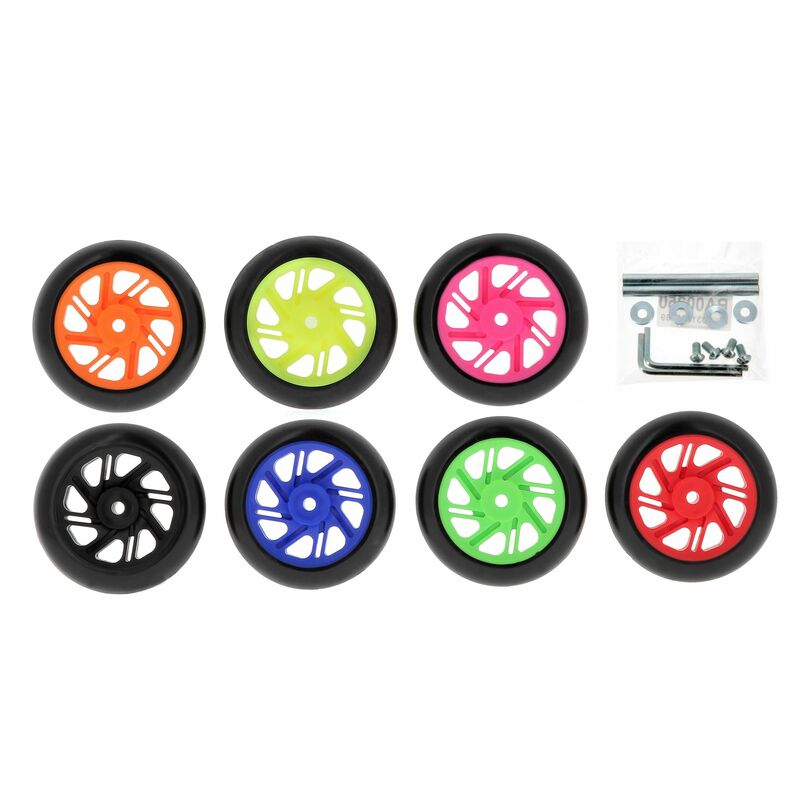 Roue Bihr pour béquille Home Track 4 pièces vert