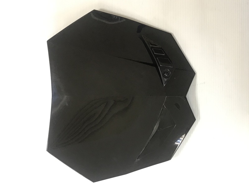 Plaque avant Bihr Tête de fourche Rival noir