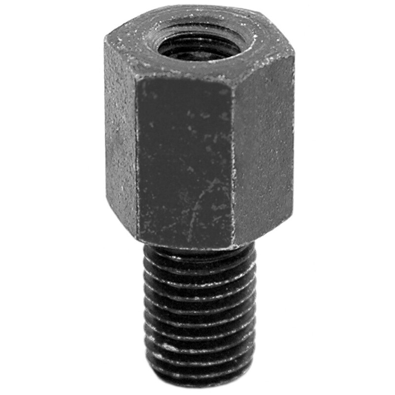 Adaptateur Rétroviseur Bihr droit universel mâle M8 125 pas à droite femelle Noir