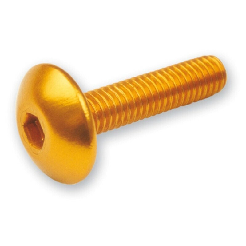Kit de fixation Bulle Bihr screw allen M6x20 Gold