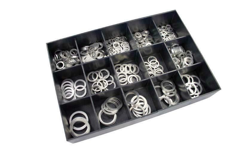 Bihr 400-piece aluminum washer set