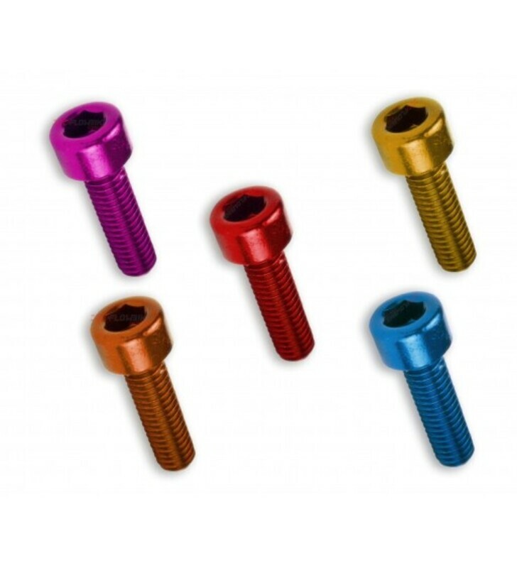 Kit de fixation Bulle Bihr screw allen w cilindrica M6x30 Red