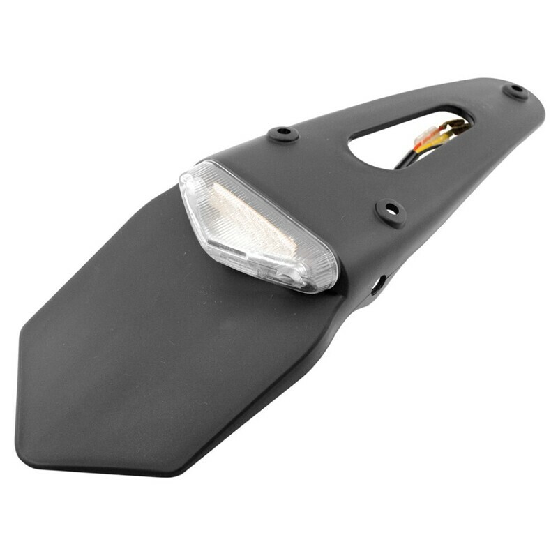 Feux arrière Bihr Support plaque immatriculation universel Enduro