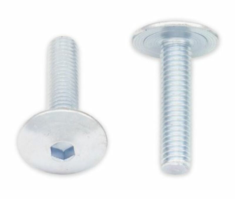 Kit Visserie Moto Bolt Vis tête bombée plate M6x1x25mm 10 pièces