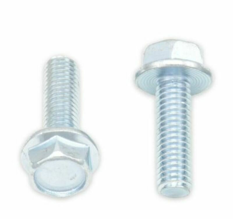 bolt kit Bolt hex flange head screw 10mm M6x1x20mm 10 pieces