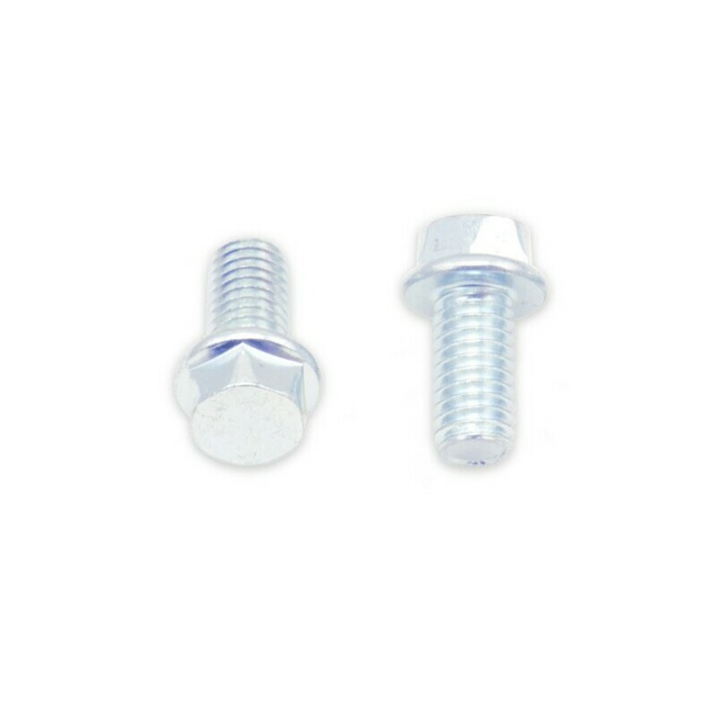 Bolt flange head hex screw kit 8mm M6x1x12mm 10 pieces