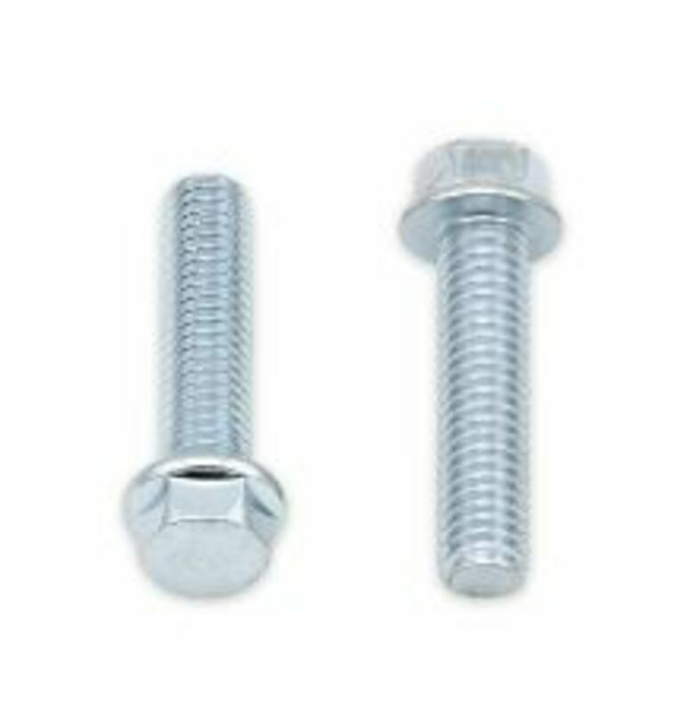 Bolt flange head hex screw kit 8mm M6x1x25mm 10 pieces