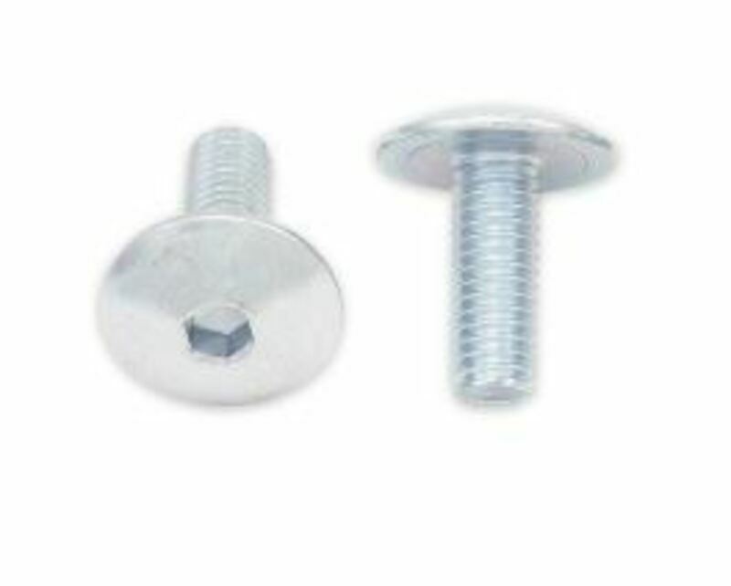 bolt kit bolt head dome flat M6x1x16mm 10 pieces