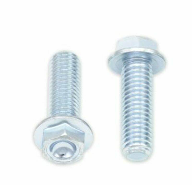 Bolt flange head hex screw M8x1.25x25mm 10 pieces fastener kit