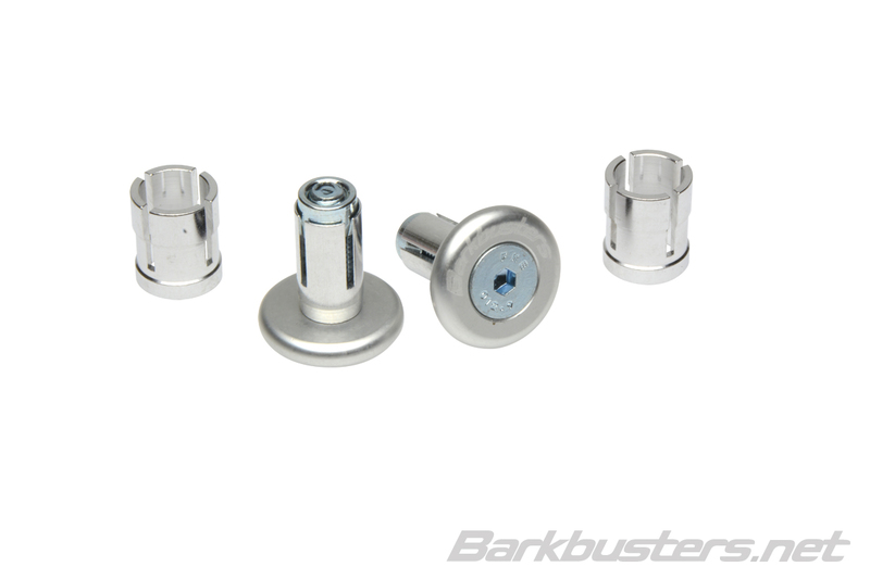 Embouts de guidon Barkbusters anodisés argent
