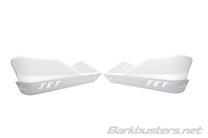 Barkbusters hand protectors Jet shells white