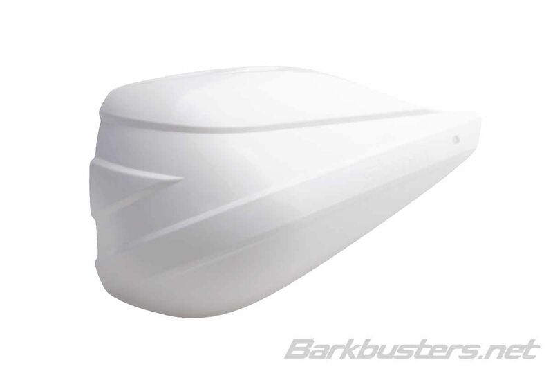 Protèges-mains Barkbusters Coques de Storm blanc
