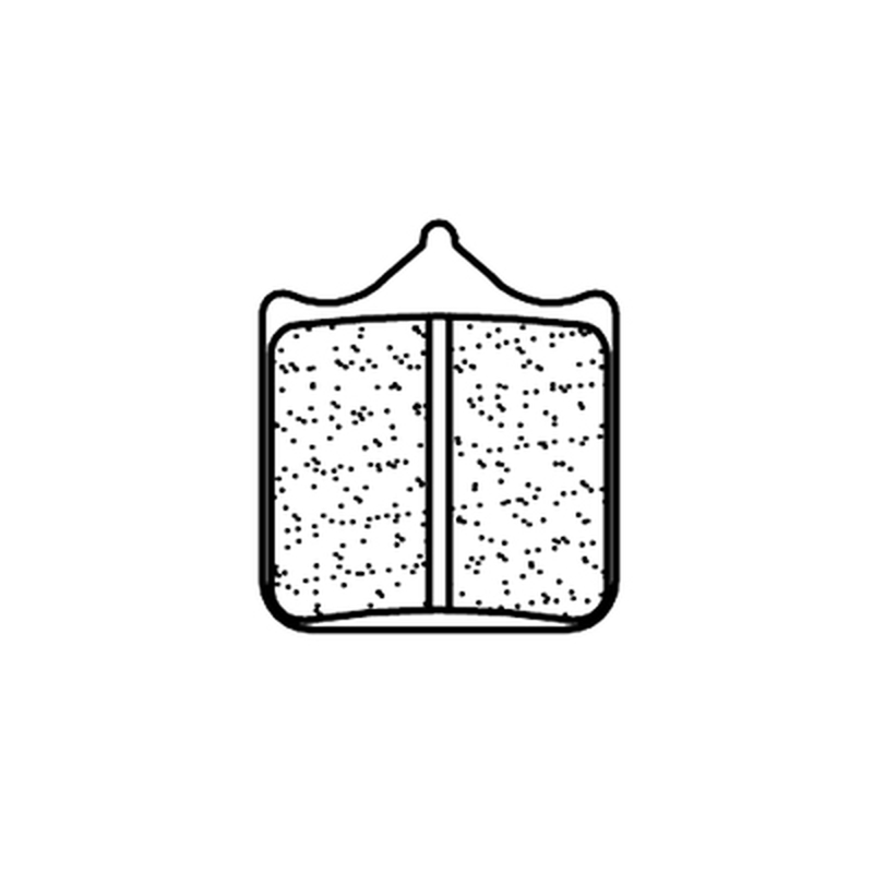 Plaquettes de freins CL Brakes Racing métal fritté - 1207C60