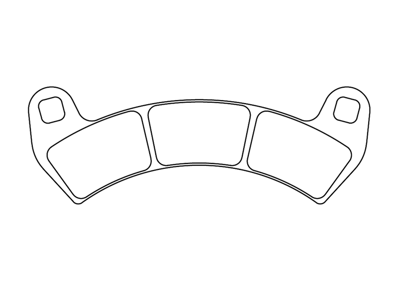 Plaquettes de freins CL Brakes métal fritté - 1247ATV1