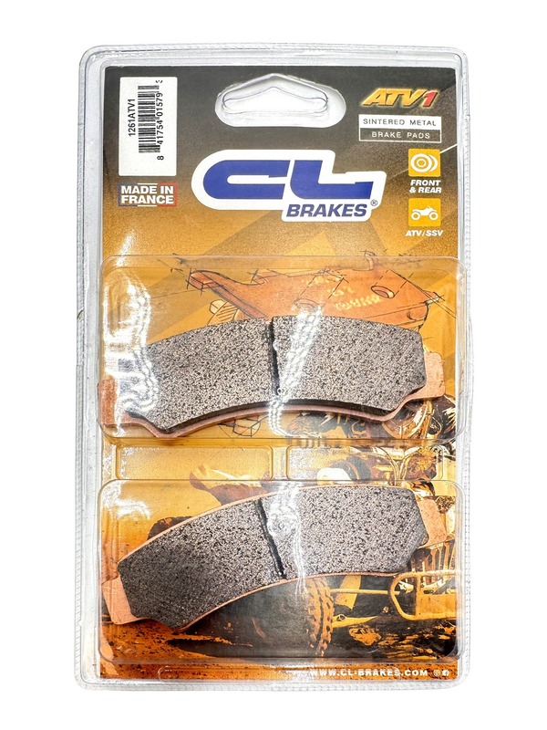 Plaquettes de freins CL Brakes métal fritté - 1261ATV1