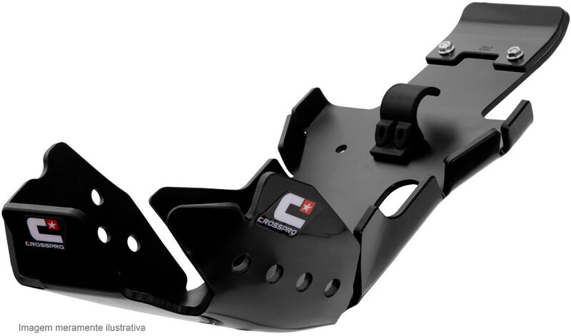 Sabot moteur Crosspro et protection de biellette de suspension Enduro - PHD 6mm