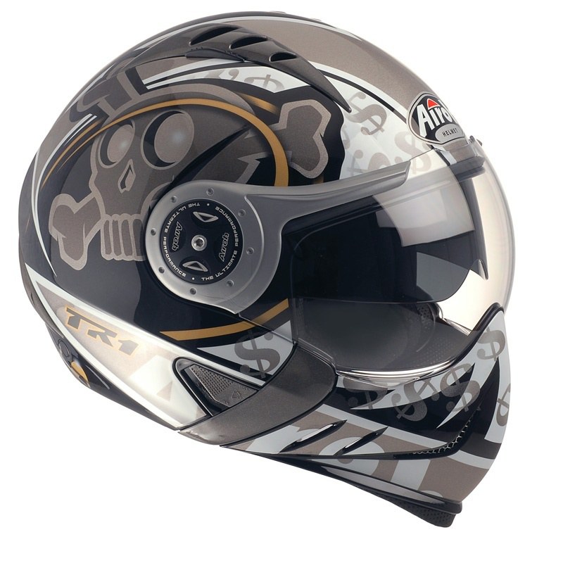 Casque Airoh Tr1 Déco Crazy Casque Intégral Motoblouzcom