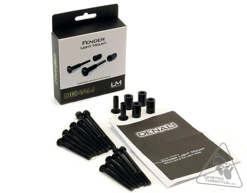 Feux Denali Support éclairage garde boue DM/D2 vis M5-M6
