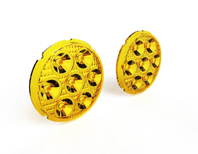 Feux Denali Lentilles pour D7 jaune - la paire