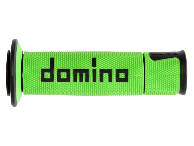 DOMINO Poignées de guidon Domino A450 - route/course — noir et vert