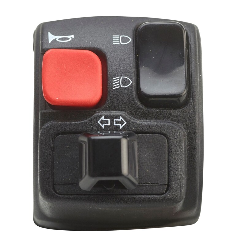 Commodo électrique Domino Face avant gamme 2B gauche