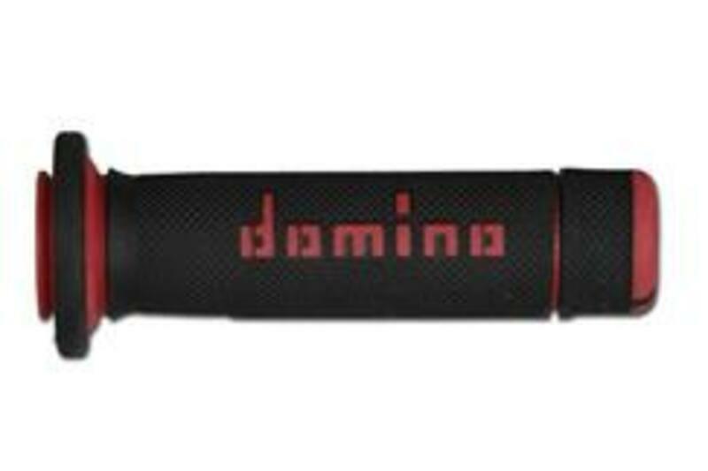 DOMINO Poignées de guidon Domino A180 ATV semi - gauffré — noir